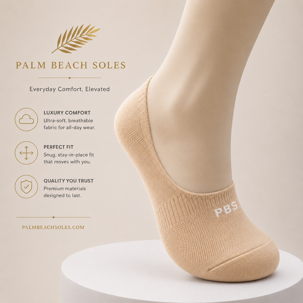 PBS - CloudStep No-Show Socks