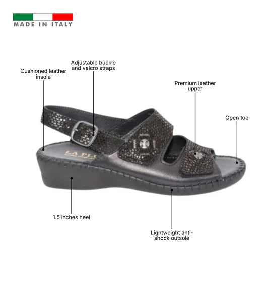 La Plume - Dusty Women’s Slingback Leather Sandal