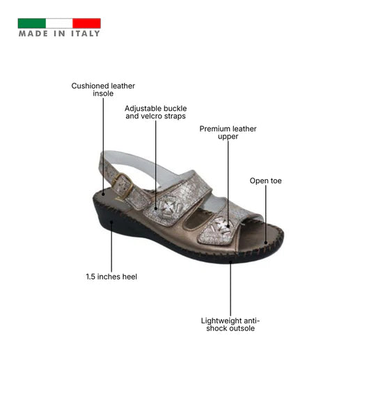 La Plume - Dusty Women’s Slingback Leather Sandal