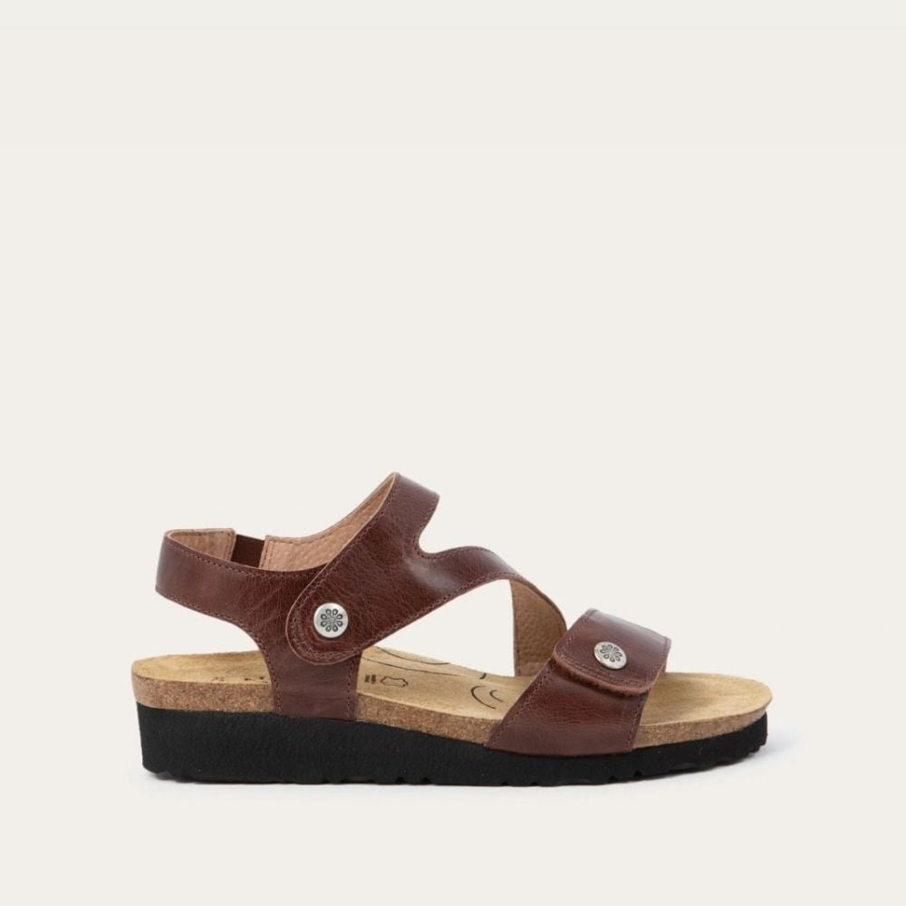 Eloise in Cocoa Brown Leather, product view 1
