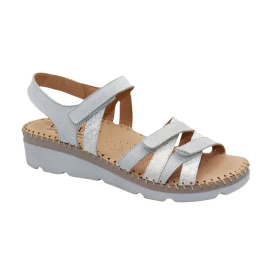 La Plume - Fiesta Women’s Multi-Strap Leather Slingback Sandal