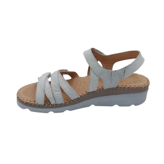 La Plume - Fiesta Women’s Multi-Strap Leather Slingback Sandal