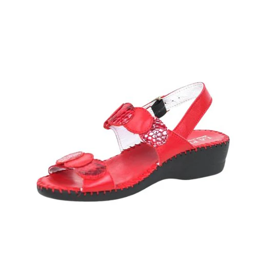 La Plume -Fiora Mixed-Texture Slingback Sandal