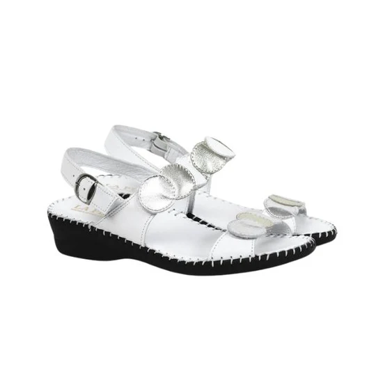 La Plume -Fiora Mixed-Texture Slingback Sandal