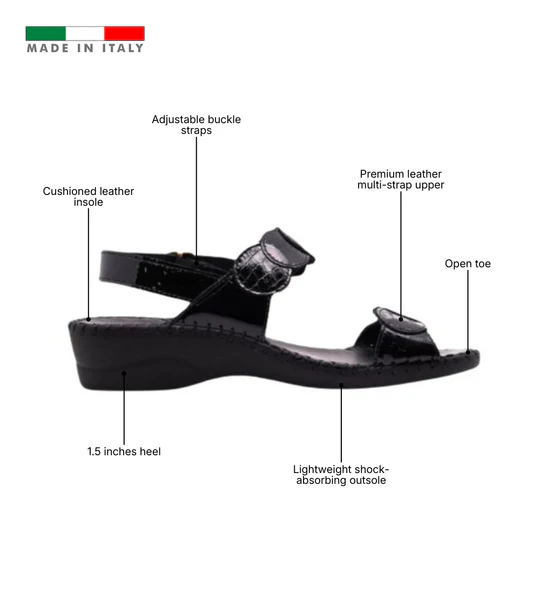 La Plume -Fiora Mixed-Texture Slingback Sandal