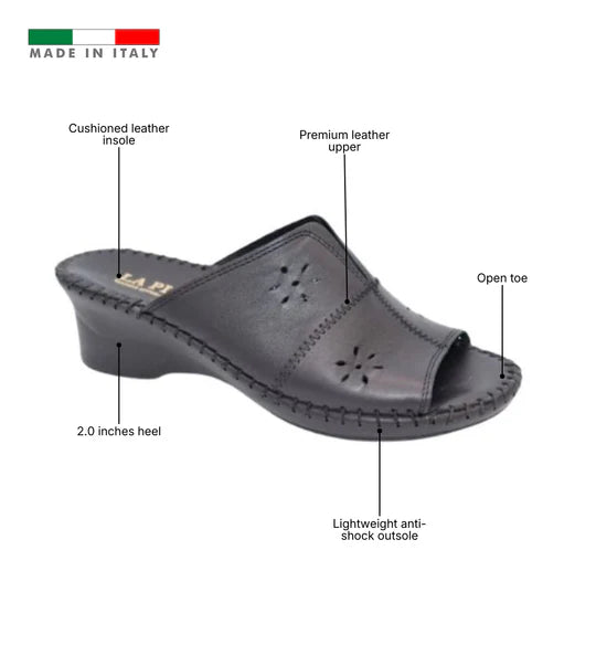 La Plume - Gemini Anatomical Leather Slide