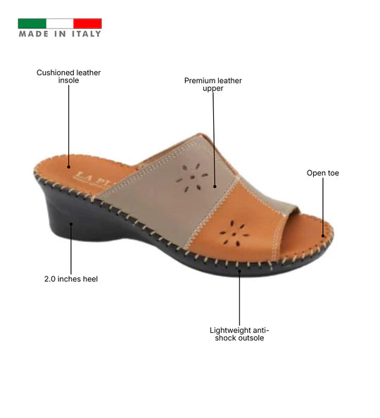 La Plume - Gemini Anatomical Leather Slide