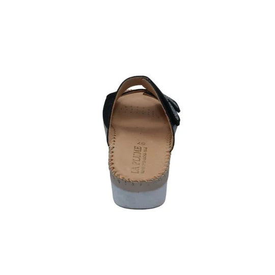La Plume - Glitz Gem-Studded Leather Sandal