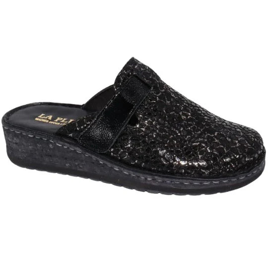 La Plume - Hava Woman's Slip-On Leather Comfort Sandal