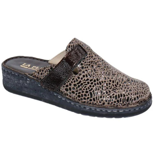 La Plume - Hava Woman's Slip-On Leather Comfort Sandal