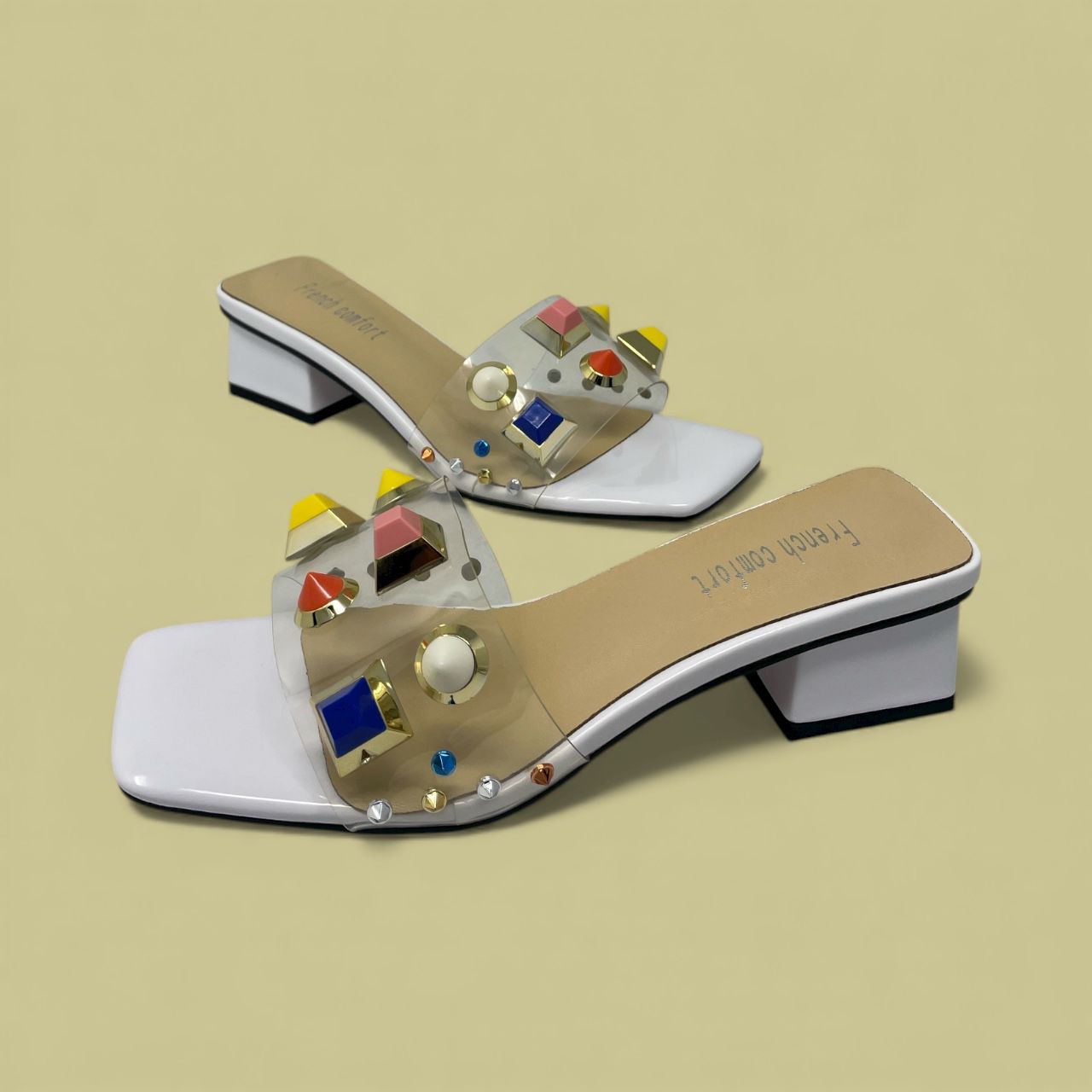 FRENCH COMFORT - MAYA - SIZE 7 - WHITE
