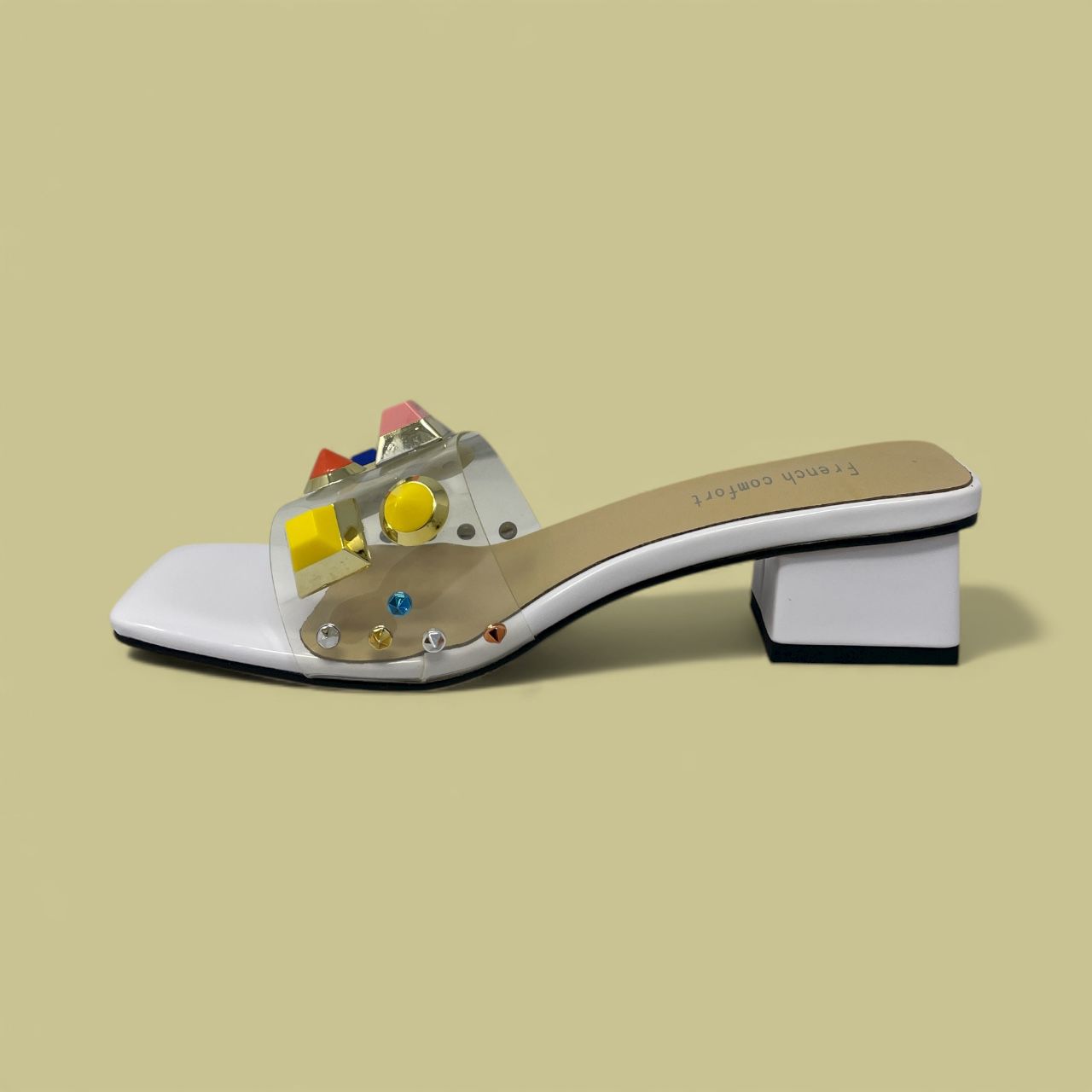 FRENCH COMFORT - MAYA - SIZE 7 - WHITE