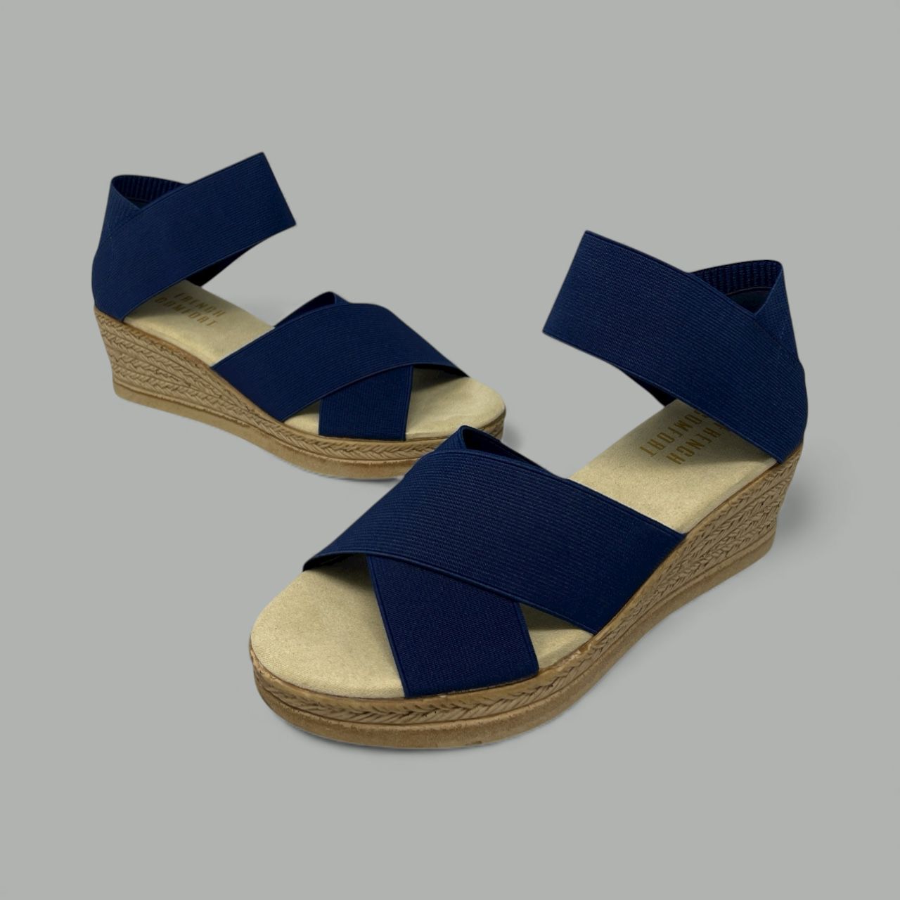 FRENCH COMFORT - VEGAS - SIZE 8 - NAVY