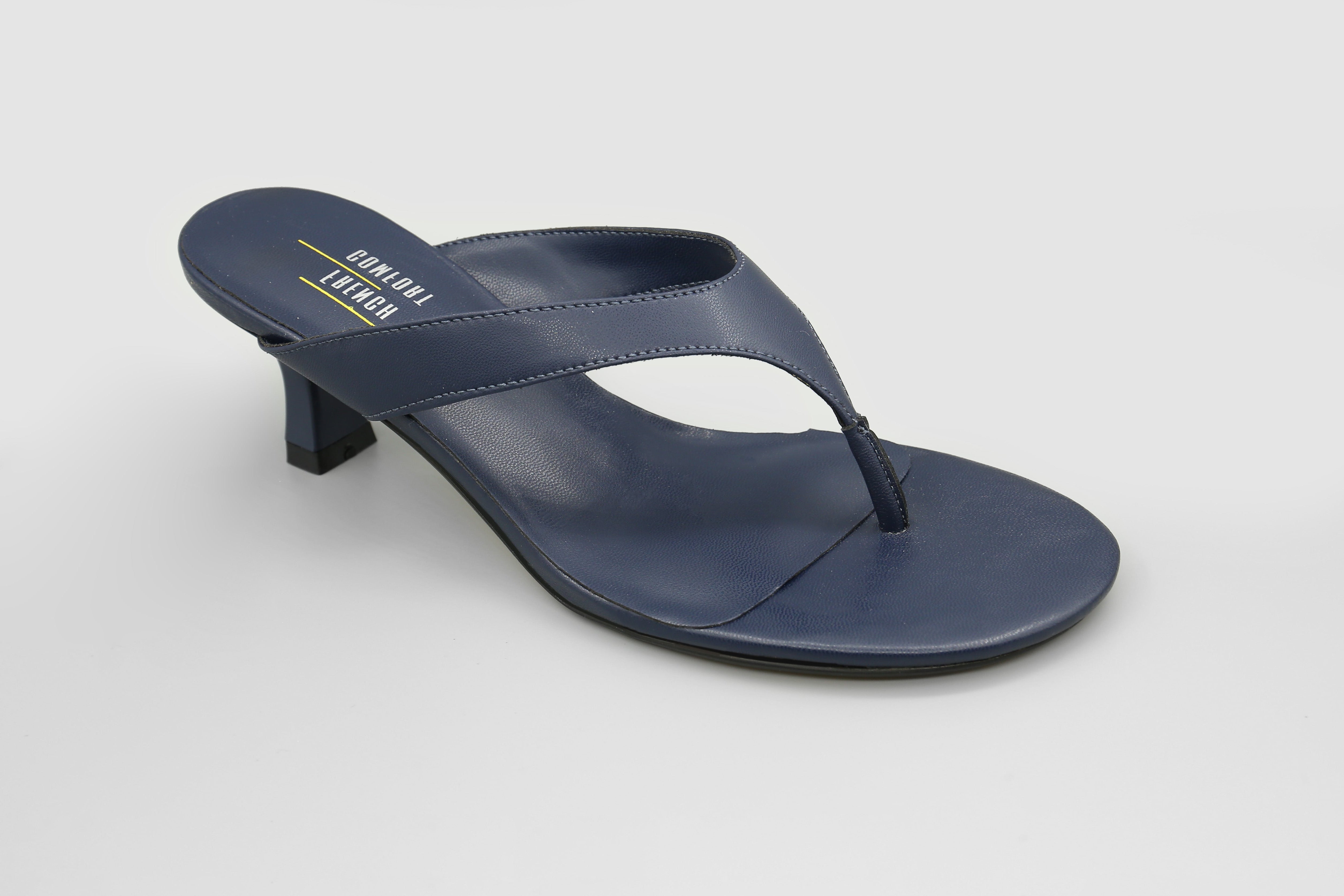 FRENCH COMFORT - LEAH - SIZE 6.5 - NAVY