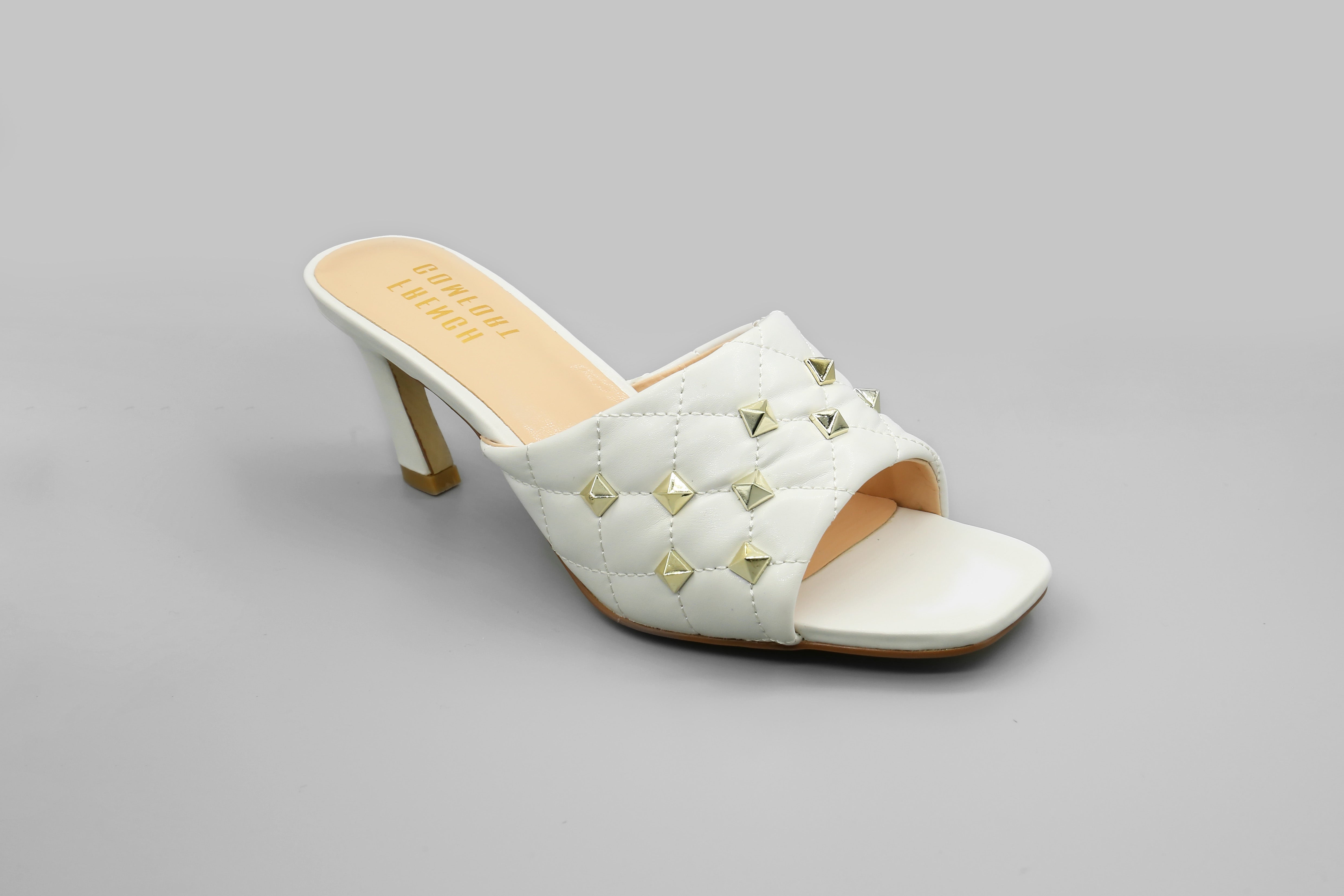 FRENCH COMFORT - VICTORIA - SIZE 10 - WHITE