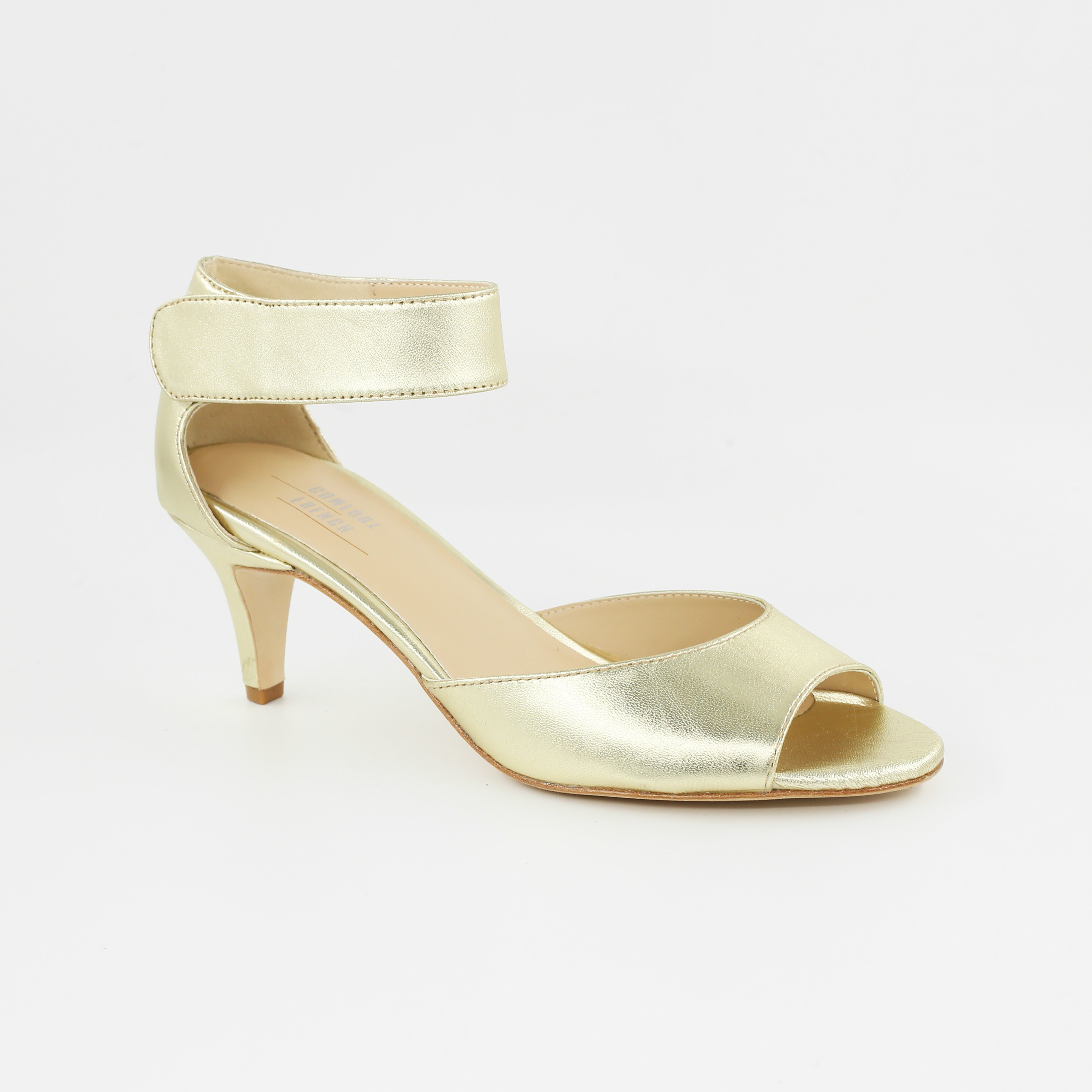 FRENCH COMFORT - ELIZABETH - SIZE 9 - LIGHT GOLD