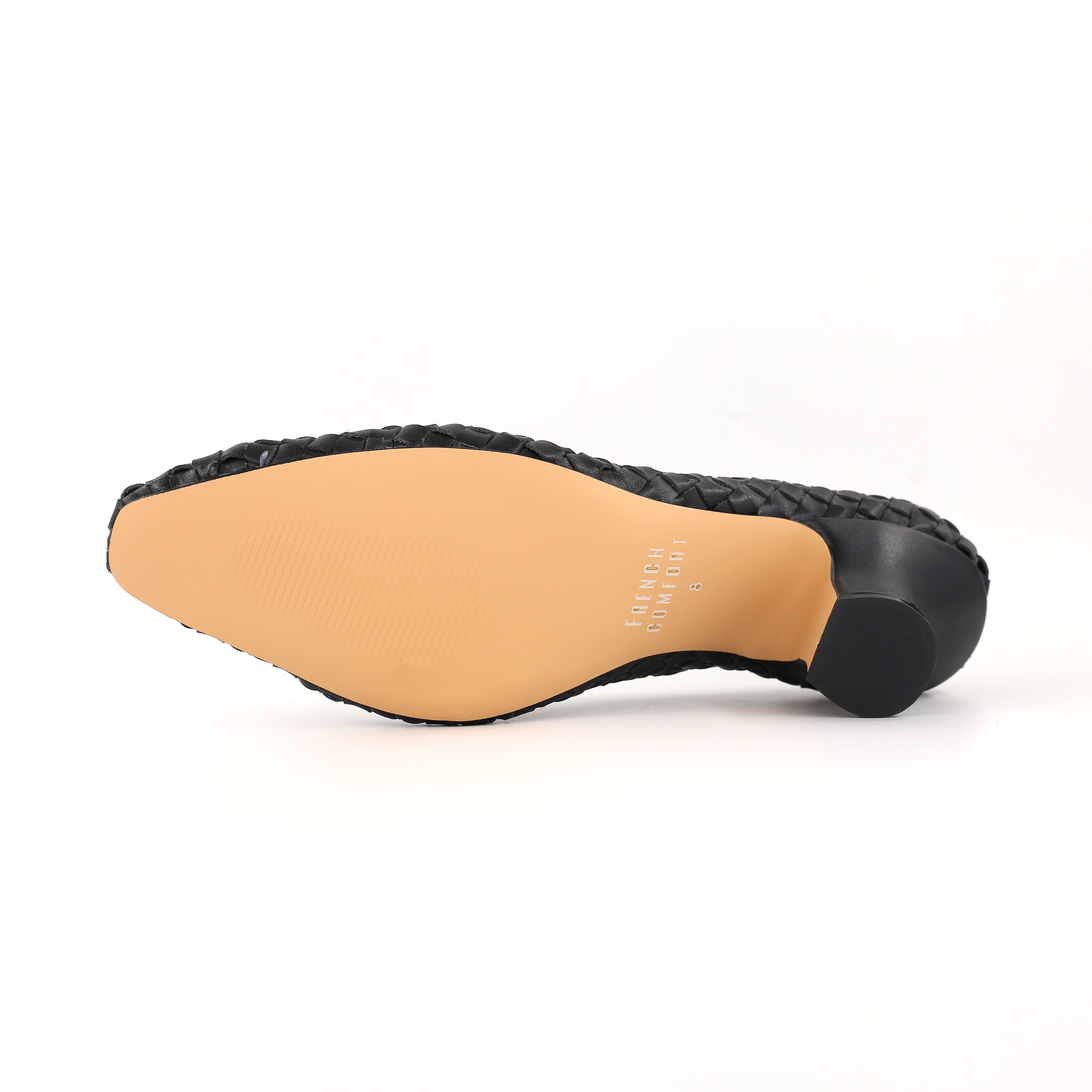 FRENCH COMFORT - SHELLY - SIZE 8.5 - BLACK