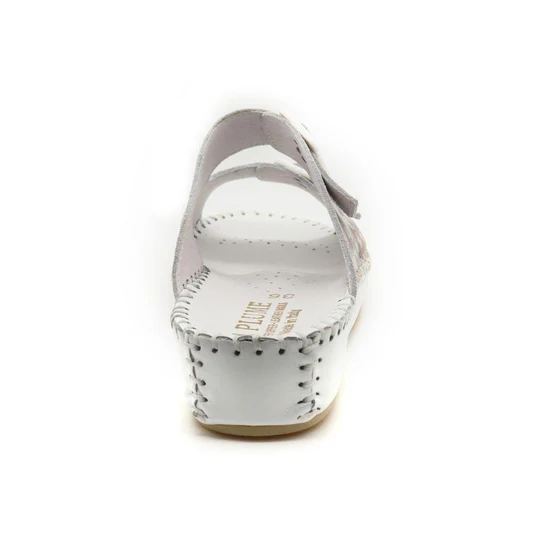 La Plume - Jen Women’s Leather Comfort Slide Sandal