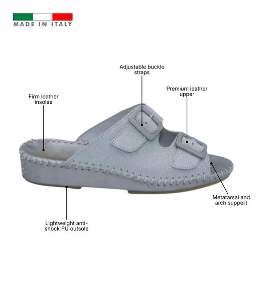 La Plume - Jen Sparkle Leather Slide