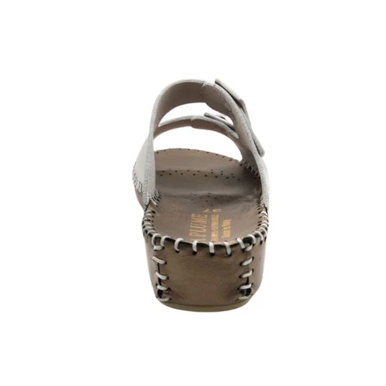 La Plume - Jen Metallic Leather Slide