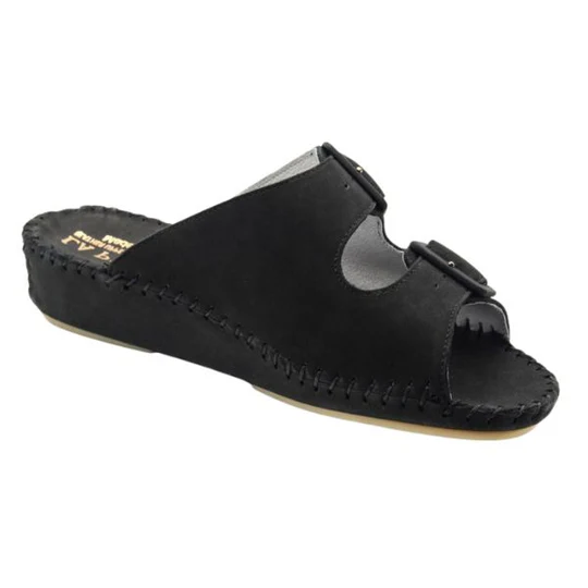 La Plume - Jen Nubuck Leather Slide