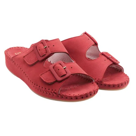 La Plume - Jen Nubuck Leather Slide