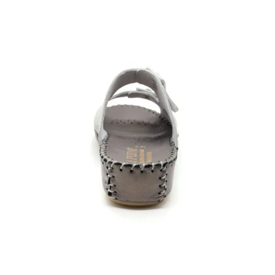 La Plume - Jen Women’s Leather Comfort Slide Sandal
