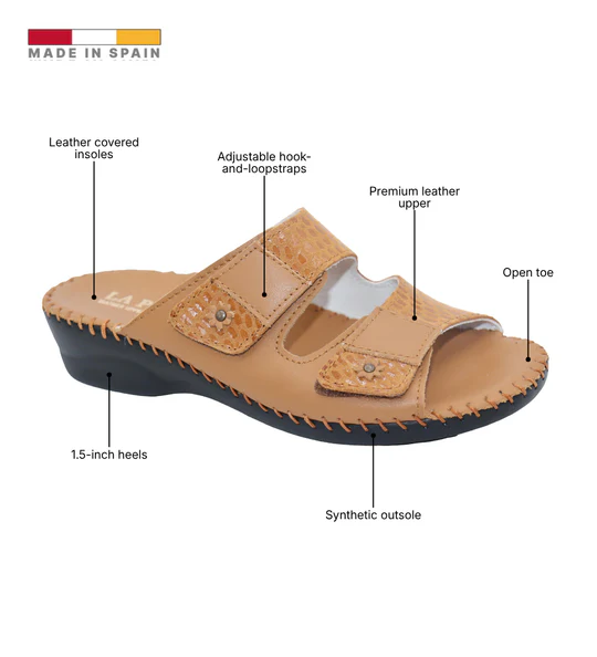 La Plume - Jessica Women’s Adjustable Comfort Sandal
