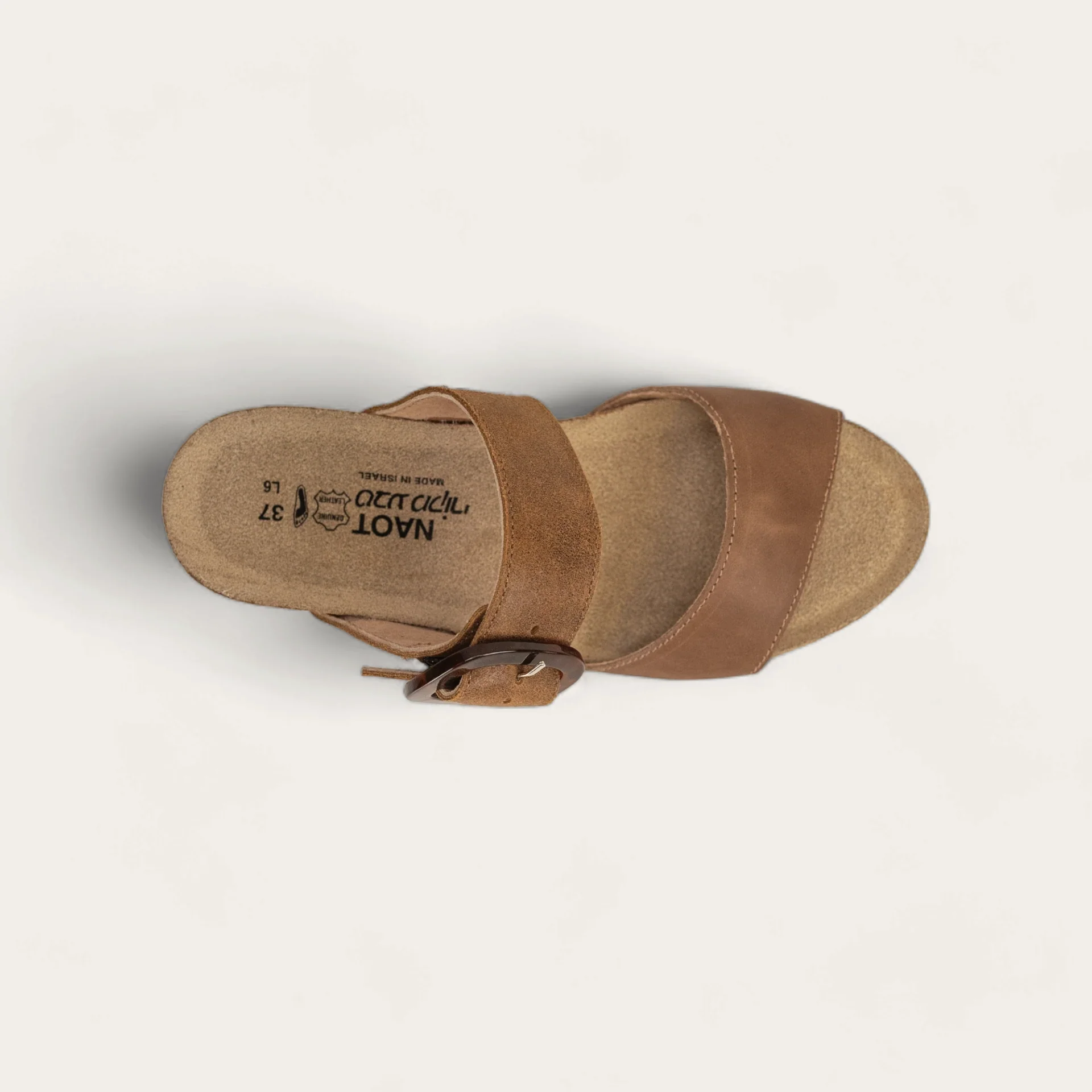 NAOT - KINGDOM - SIZE 38 - OILY BARK NUBUCK/ANTIQUE BROWN SUEDE