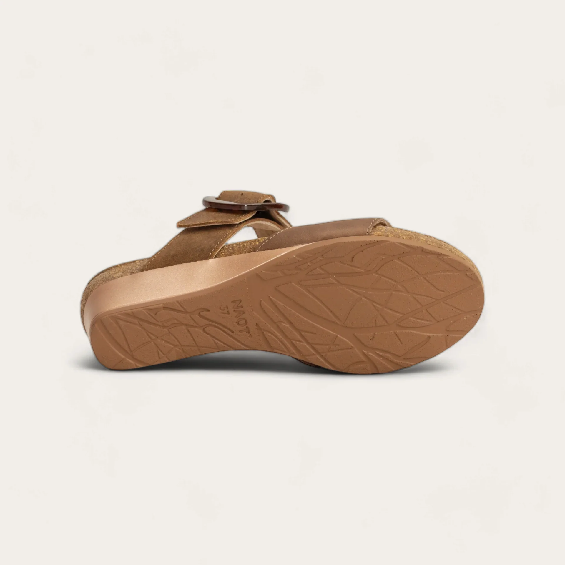 NAOT - KINGDOM - SIZE 38 - OILY BARK NUBUCK/ANTIQUE BROWN SUEDE