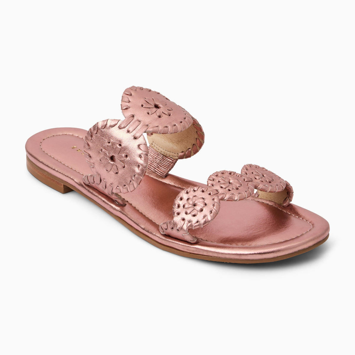 Jack Rogers - Laurin Metallic Sandal - Metallic Rose Quartz - view 1