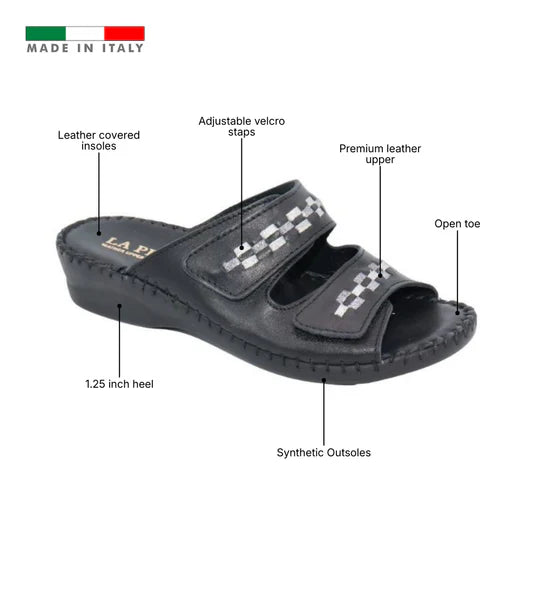 La Plume - Martina Dazzle Leather Sandal