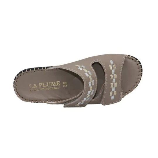 La Plume - Martina Dazzle Leather Sandal