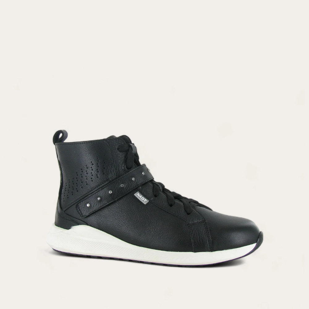 Oxygen in Soft Black Leather, product view 1