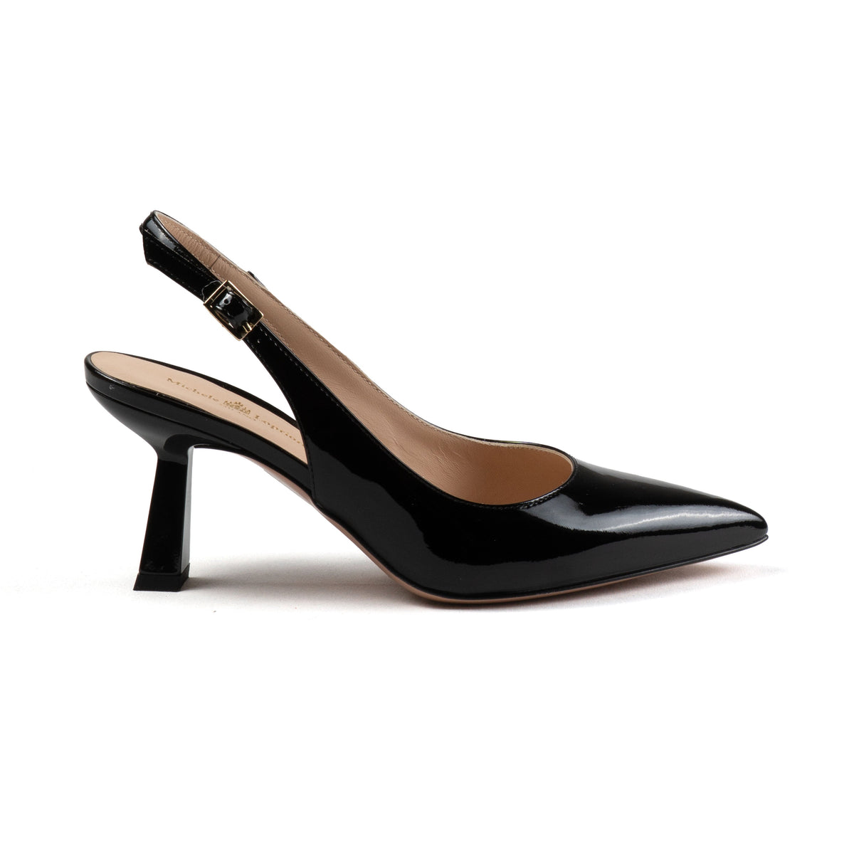 Michele Lopriore Lindsay Sling-Back, Patent Leather Black, product view