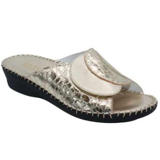 La Plume - Paola Adjustable Leather Slide