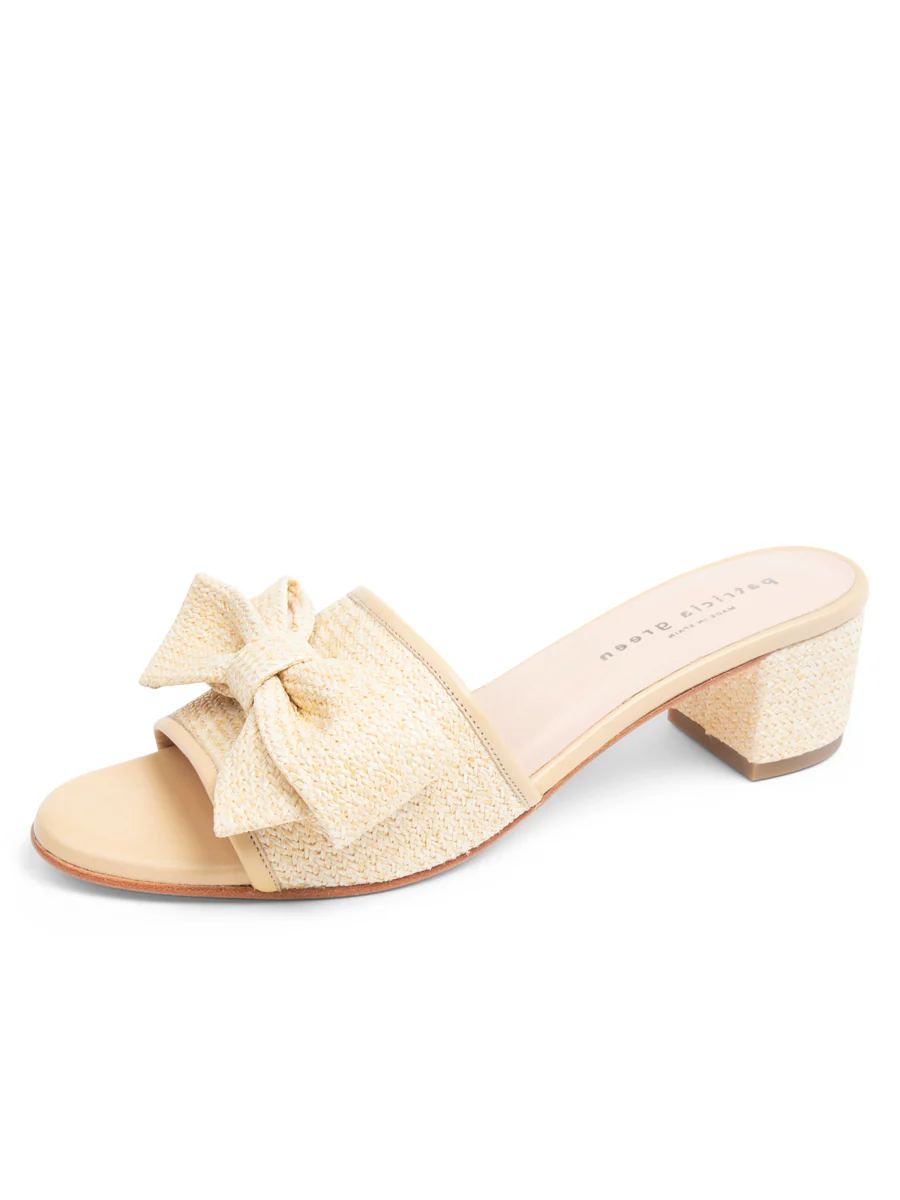 Patricia Green - St. Tropez Bow Block Heel Sandal
