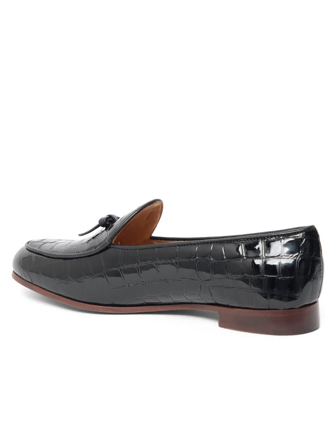 Patricia Green - Coco Belgian Loafer in Croc