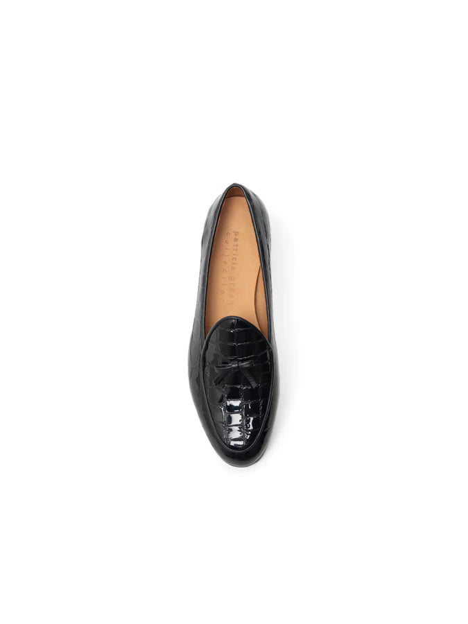 Patricia Green - Coco Belgian Loafer in Croc