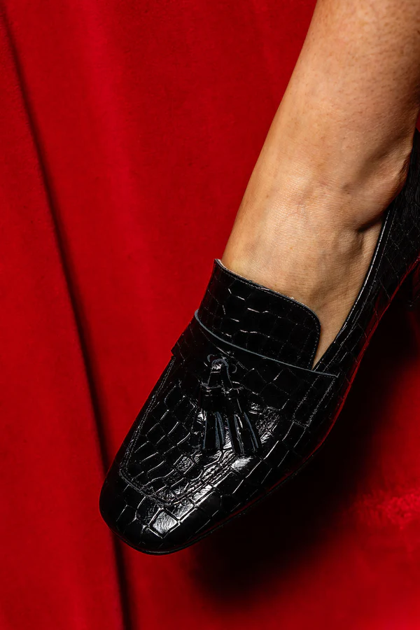 Patricia Green - Beckham Block Heel Tassel Loafer