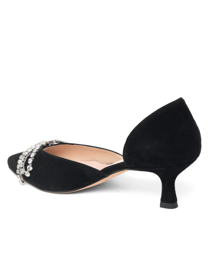 Patricia Green - Bella Crystal Bow d'orsay kitten heel