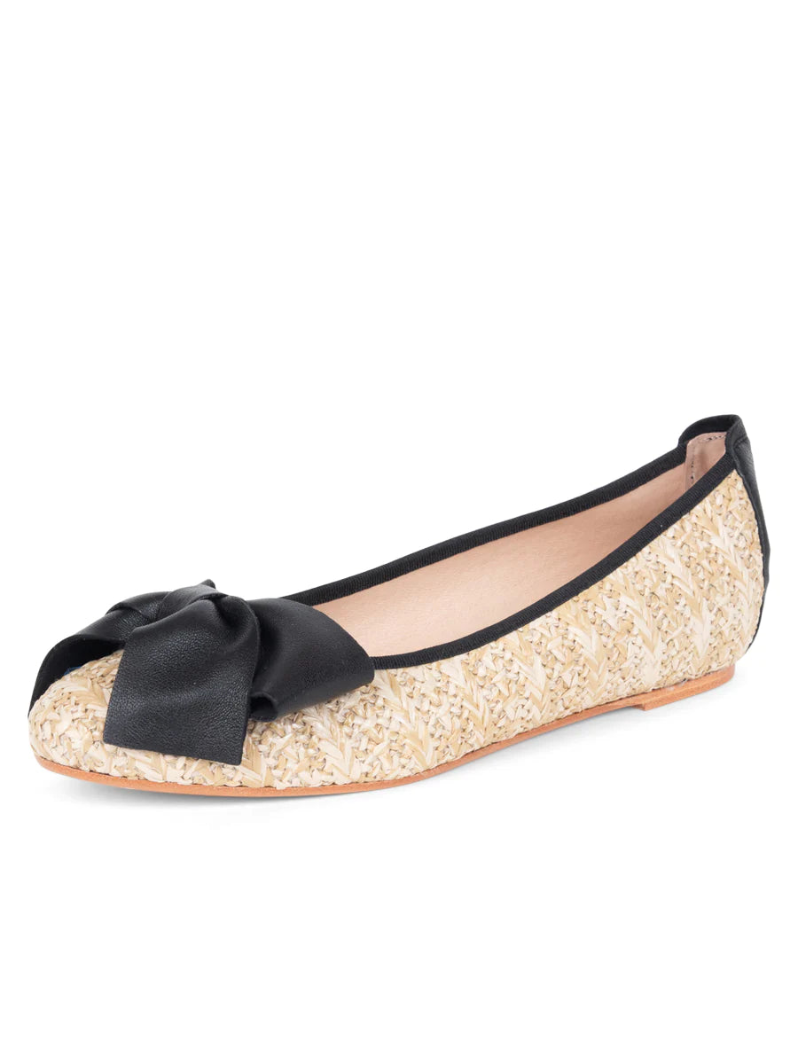 Patricia Green - ST. Tropez Raffia Ballet Flat