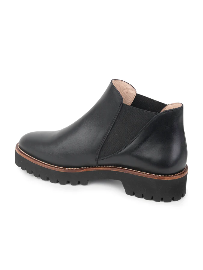 PATRICIA GREEN - RANDALL LUG BOOT - SIZE 8 - BLACK