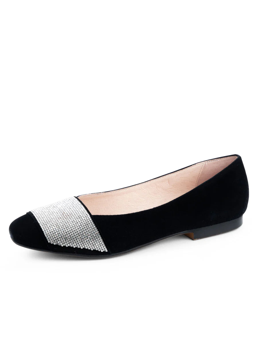 Patricia Green - Milan Crystal Embellished Flat