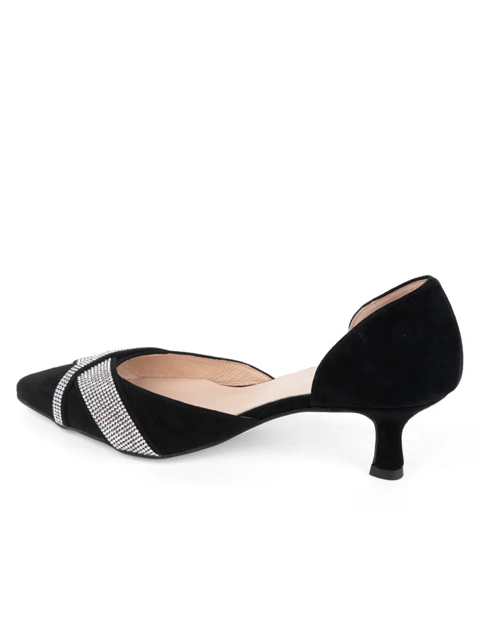 Patricia Green - Milan Crystal d'Orsay Kitten Heel
