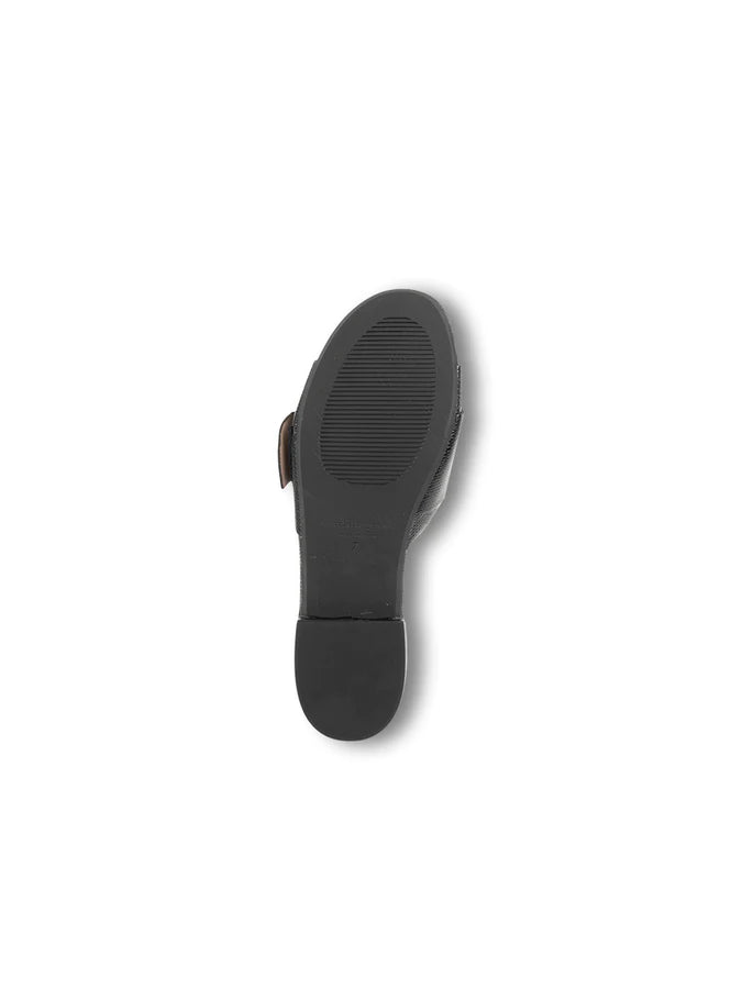 PATRICIA GREEN - VENICE BUCKLE SANDAL - SIZE 7 - BLACK
