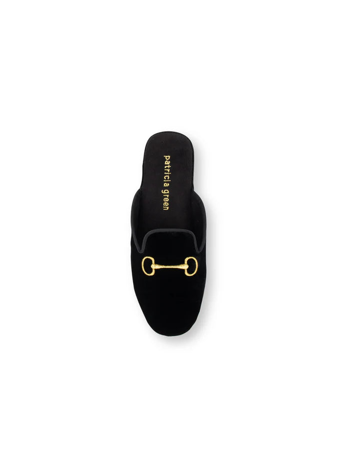 Patricia Green - Milano Embroidered Velvet Slipper