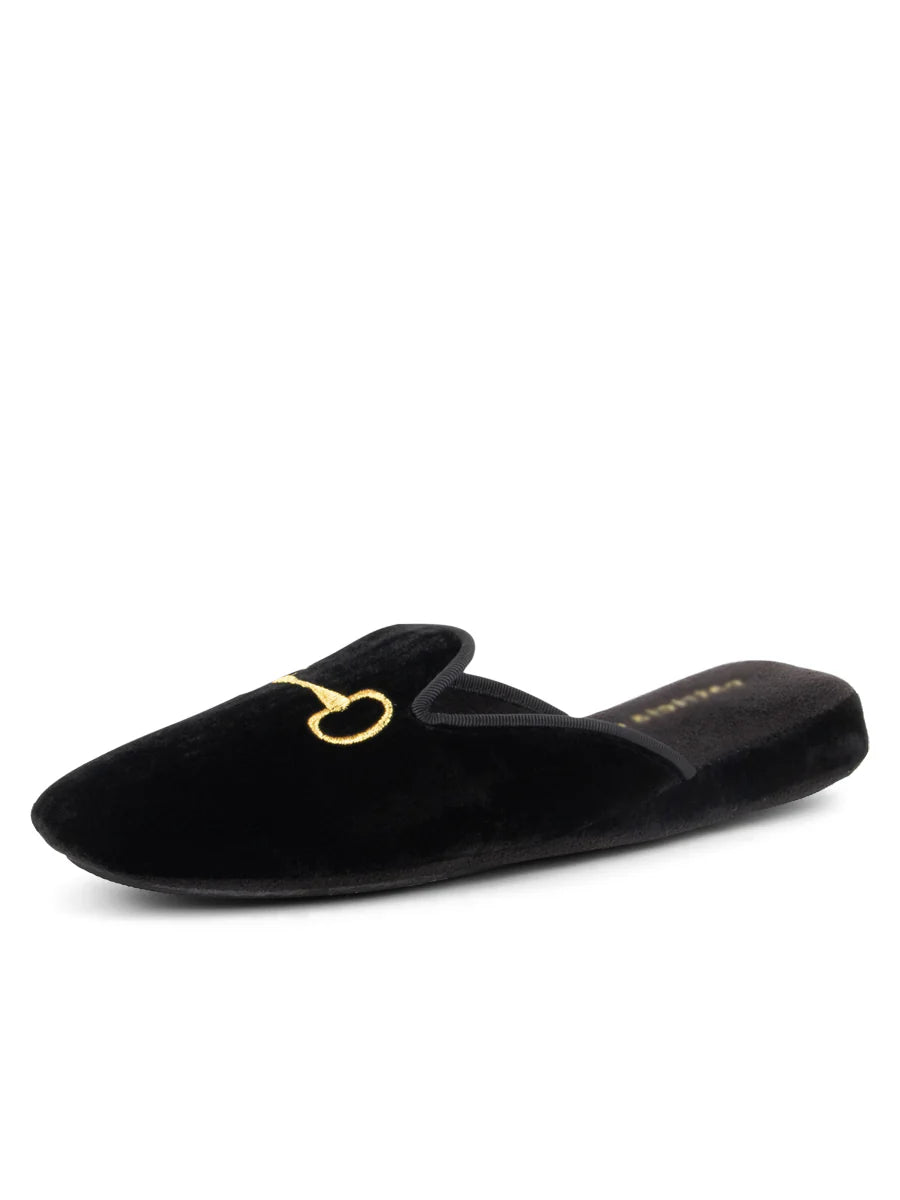 Patricia Green - Milano Embroidered Velvet Slipper