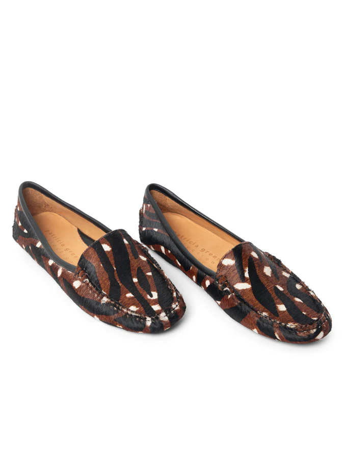 Patricia Green - Jillian Driving Moccasin in Haircalf