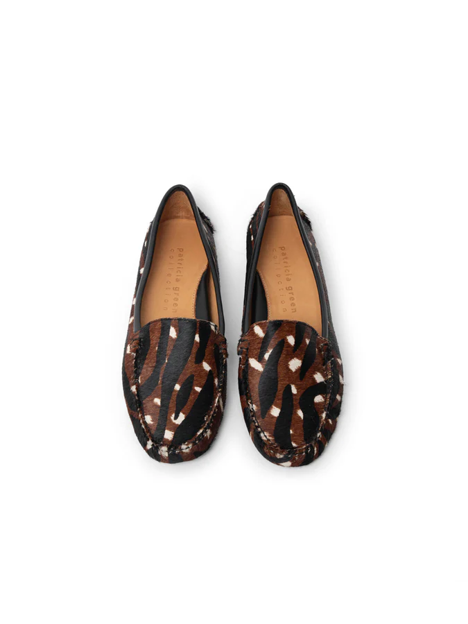 Patricia Green - Jillian Driving Moccasin in Haircalf